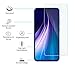 [2 Pack] WRJ Screen Protector for Xiaomi Redmi Note 7/ Note 7 Pro/Note 8 Screen Protector HD Anti-Scratch Anti-Fingerprint No-Bubble 9H Hardness Tempered Glass with Lifetime Replacement Warranty