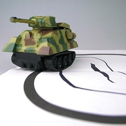 Inductive Truck Magic Pen Car Follow Trail Inductive Car Tank Truck Toy for Kids - Tank