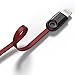 iPhone Cable , IMKEY® Apple MFi Certified 6.5 Feet Tangle-Free Lightning to USB Cable for iPhone 6S / 6 Plus, iPhone 5S 5C 5, iPad Air, iPad Mini, iPad Pro, iPad 4th, iPod - (Red)