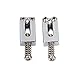 Nuolux Silver Tremolo Bridge Saddles for Electric Guitar 6pcs