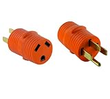 GoWISE Power RVA4021 4 Prong 50 amp Male to 30 amp Female RV Adapter