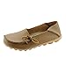 Hee Grand Women Leather Lace-Up Loafer Flats Pumps