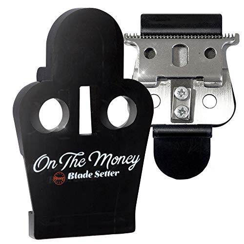 The Rich Barber On The Money 10 Second Blade Setter | Zero Gap Tool for Sharper Lines, Cleaner Fades & Precision Detail | Full Precision Shave in Seconds (Andis Outliners)