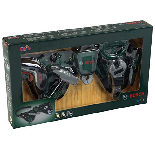 Theo Klein 8313 Bosch Werkzeuggürtel | Mit Hammer, Zange, Säge und vielen mehr | Mit batteriebetriebenem Ixolino | Maße: 76 cm x 24 cm 4,5 cm | Spielzeug für Kinder ab 3 Jahren – Bild 6