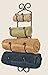 Colonial Tin Works Small Adirondack Towel Rack ~Black Wrought Iron (Charcoal)