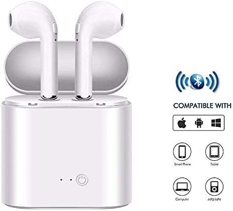 Zappos Wireless Headphones Bluetooth with Mic | in-Built Earphone Charging Dock | Compatible with Xiaomi Redmi, Vivo, Apple iPhone 6/7 / 8, Oppo, Lenovo, Motorola, Samsung Mobile Phones