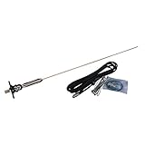 Jensen HS519L AM FM RV Antenna With Adjustable Ball Base for Top or Side Mounting