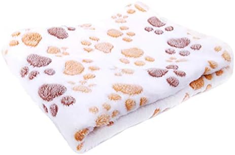 KDSANSO Dog Sleeping Mat Washable Puppy Paw Blanket Reusable Fast Absorbing Machine Washable Dog Training Mat beige 20 * 20cm