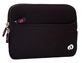 Slim Travel Carry Case Cover Bag Pouch NuVur for Amazon Kindle Fire HD 6 & HD 7 [Black Night]