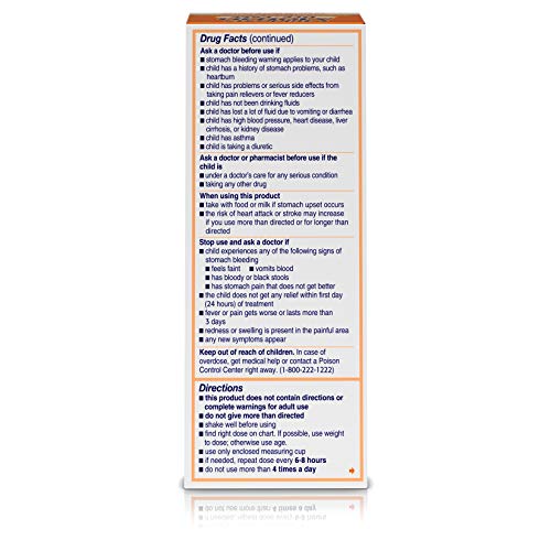 Children's Motrin Oral Suspension Dye-Free Berry, Ibuprofen, Fever Reducer, 4 Oz - Thumbnail 3