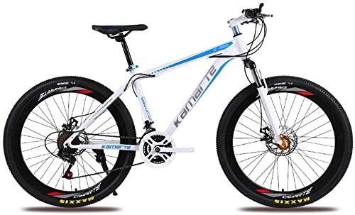 XICHUNLAI Mountain Bike Carbon Steel Frame Mountain Bike, 26 Inch 21 Speed Dual Suspension Mountain Bike (Color : C)