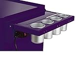 Viper Tool Storage V1SPU Power Shelf for Salon Cart, Purple