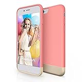 iPhone 6 Case, Maxboost [Vibrance Series] Protective Slider Case for Apple iPhone 6 (4.7) SOFT-Interior Scratch Protection with Vibrant Trendy Color -Cherry Blossom / Champagne Gold