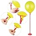 LFM 18 Inch Random Color Child Safety Balloon Cup with Stick/Round Base Wedding Decorations Event Party Supplies Garden Decorations Birthday Party Balloon Accessories