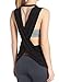 Fihapyli Women's Yoga Top Cross Back Workout Clothes Sleeveless Running Blouse