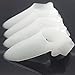 1 Pair Silicone Gel Hallux Valgu Braces / Kids & Teens Unisex Bunion Splint / Day Use Foot Protection Corrector / Big Toes Adjuster Straightener Foot-pad for Foot Pain Relief / Dancer - White