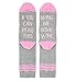 Women's If You Can Read This Funny Sayings Novelty Socks for Wine Lovers