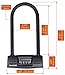 U lock Bike lock - Resettable Combination U lock / D lock for Bicycles / Gate Lock - Secure your bike while eliminating the need to carry the key. 14mm Shackle for Heavy Duty Protection