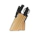 Ronco KN3005BLGEN Rocker Knife & Block Set, 20 Piece, Brown/Black