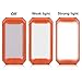 Solar Power Bank, PowerGreen10000mAh Solar Charger 2-Port USB - External Battery Pack Charger for iPhone 6/6s,Andriod,HTC and More (Orange)