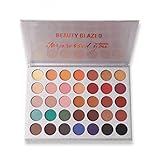 New Beauty Glazed 35 Color Eyeshadow Palette Makeup,Matte Eye Shadow Pallete Waterproof Powder Natural Pigmented Nude Naked Smokey Professional Cosmetic