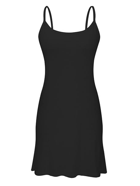 Century Star Womens Plus Size Daily Modal Mini Dress Cami Stretchy