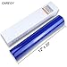 CAREGY Heat Transfer Vinyl HTV Iron on Vinyl for T-Shirts 12 Inches by 20 Feet Roll (Blue)