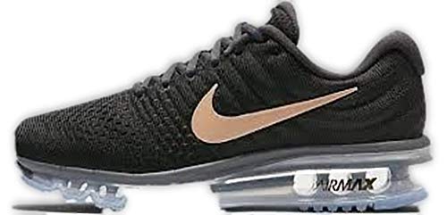 Nike Air Max 2017 Women's Running Sneaker (8.5 M US, Black/Metallic Brnz)