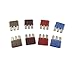Auto Car Micro II 2 Blade and Micro II 3 Fuse 5A 7.5A 10A 15A 20A 25A 30A Assortment ATO ATC Fit for Ram Mustang Kia Soul GMC Ford F150 Jeep Srt Dodge (18 Pieces)