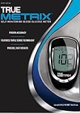 TrueMetrix Blood Glucose Testing Kit. Includes: Meter, 10 Test Strips, 10 Lancets, Adjustable Lancing Device, Control Solution, Owners Log Book & Manual
