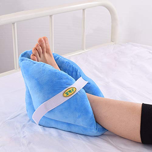 BIHIKI Foot Pillows for Pressure Sores,Heel Protection for Soreness and Healing,Heel Cushions Blue,One Size (2) - Thumbnail 7