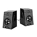 USB Powered Computer Speakers, Wired Stereo Desktop Bookshelf Laptop Speakers with Volume Control Ideal for Notebook, Laptop, PC, Desktop Tablet
