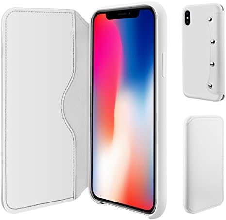 iPhone X Case, Aahlsen Soft Liquid Silicone Protective Waterproof Shell Shockproof Cases with Wallet Cover for Apple iPhone X /10 5.8 inch