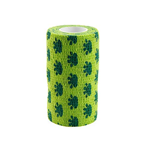 AUPCON Self Adhesive Bandage Vet Tape Cohesive Bandages Bulk Self Adherent Wrap Non-Woven for Pets Animals & Ankle Sprains & Swelling Supply, FDA Approved 4 Inches x 5 Yards - Thumbnail 7