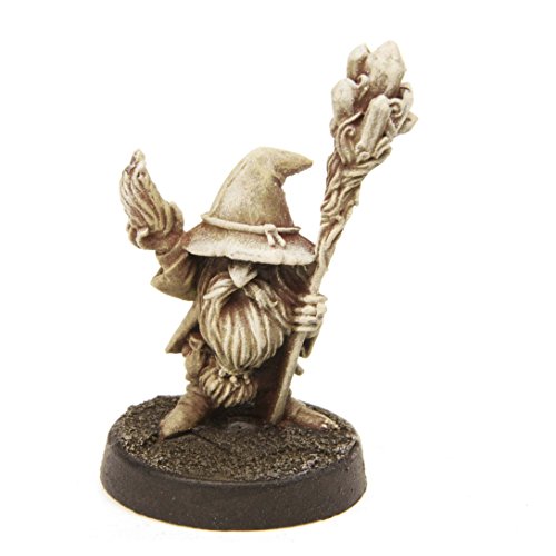 Stonehaven Gnome Wizard Male Miniature - 28mm Table Top Wargame Figure