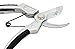 Cate's Garden Bypass Pruning Shears 8” Premium Hand Pruner - Heavy Duty SK5 High Carbon Blades – Ergonomic Angled Design for Pain-Free Cutting