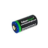 EdisonBright EBR65 RCR123A 650mAh 3.7v rechargeable protected li-ion type 16340 battery