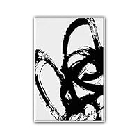 Framed Canvas Wall Art Abstract Color Block Canvas Prints Home Artwork Decoration for Living Room,Bedroom - 16x24 inches