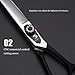 TIJERAS 7.5”Left Handed Grooming Scissors for Dogs Right Handed Shears Pet Grooming Scissors Dog Grooming Scissors Japan 440C Trimming Face/Limbs/Body for Pet/Dog/Cat to Pet Groomer or Home Use