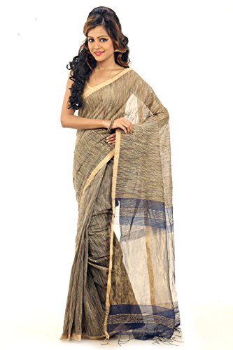 Bengal Handloom Saree Women's Cotton Silk Ghicha