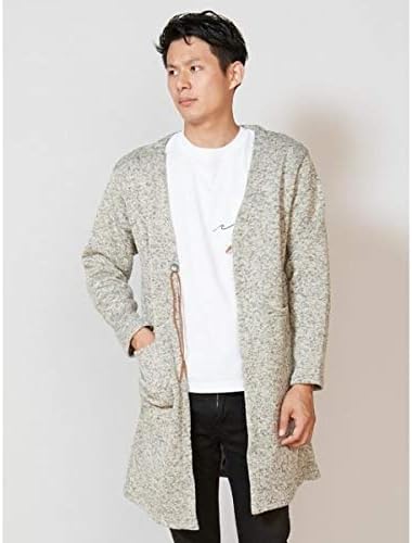 Amazon チャイハネ Cayhane Kahiko 裏起毛men Sロングカーディガン ベージュ F メンズ 通販