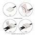 MOKUNGIT 10/100pcs 3Pin 10mm Wide with 15cm Long Cable LED Strip Solderless DIY Connector Adapter Conductor for WS2811 WS2812B SK6812 LED Flexible Strip Light (10pcs Dual End)