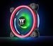 Thermaltake Riing Trio 140mm Circular 12 LED RGB High Static Pressure Radiator Fan TT Premium Edition Case Fans - 3 Pack CL-F077-PL14SW-A