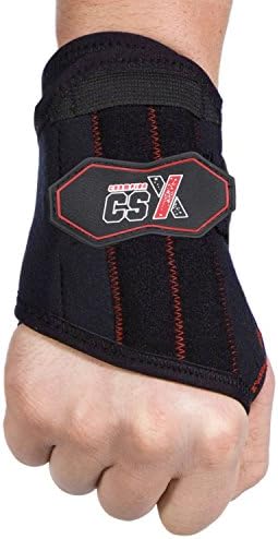 CSX Wrist Brace, Quad-Flex, Adjustable Support, Sport Performance, Small (Right Hand)
