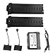 Fytoo 2PCS 7.4V 2800mah Lithium Battery & 2 in 1 Charger&2PCS Charging Box for HS700 HS700D Aerial brushless Four-axis Aircraft Black Battery Remote Drone Accessories