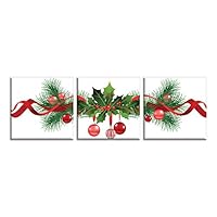 3 Piece Canvas Wall Art Christmas Canvas Prints Home Artwork Decoration for Living Room,Bedroom - 12