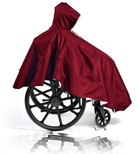 image for ComfortFinds Wheelchair Summer Poncho - Adult Elderly Seniors Wheelcha