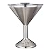 ORCA Tini 13oz Stainless Steel Martini Glass | Temperature Insulated Tumbler for Every Outdoor, Picnic, Poolside, Beach & Patio Party — Stainless Steel