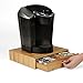 Mind Reader 36 Capacity Bamboo K-Cup Single Serve Coffee Pod Storage Drawer Organizer, Brown