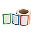 SJPACK 400pcs Colorful Name Tag Stickers, Self-adhesive Name Badges 3 1/2 x 2 1/4 for School, Parties, Kids Clothes, Jars, Bottles